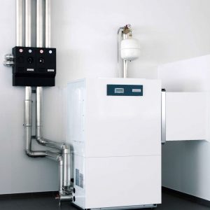 Indoor air/water heat pump / high-temperature